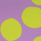 Preview: Outdoorstoff (wasserdicht) Colourful Collection, Punkte in Flieder/Limette, in der Nahaufnahme